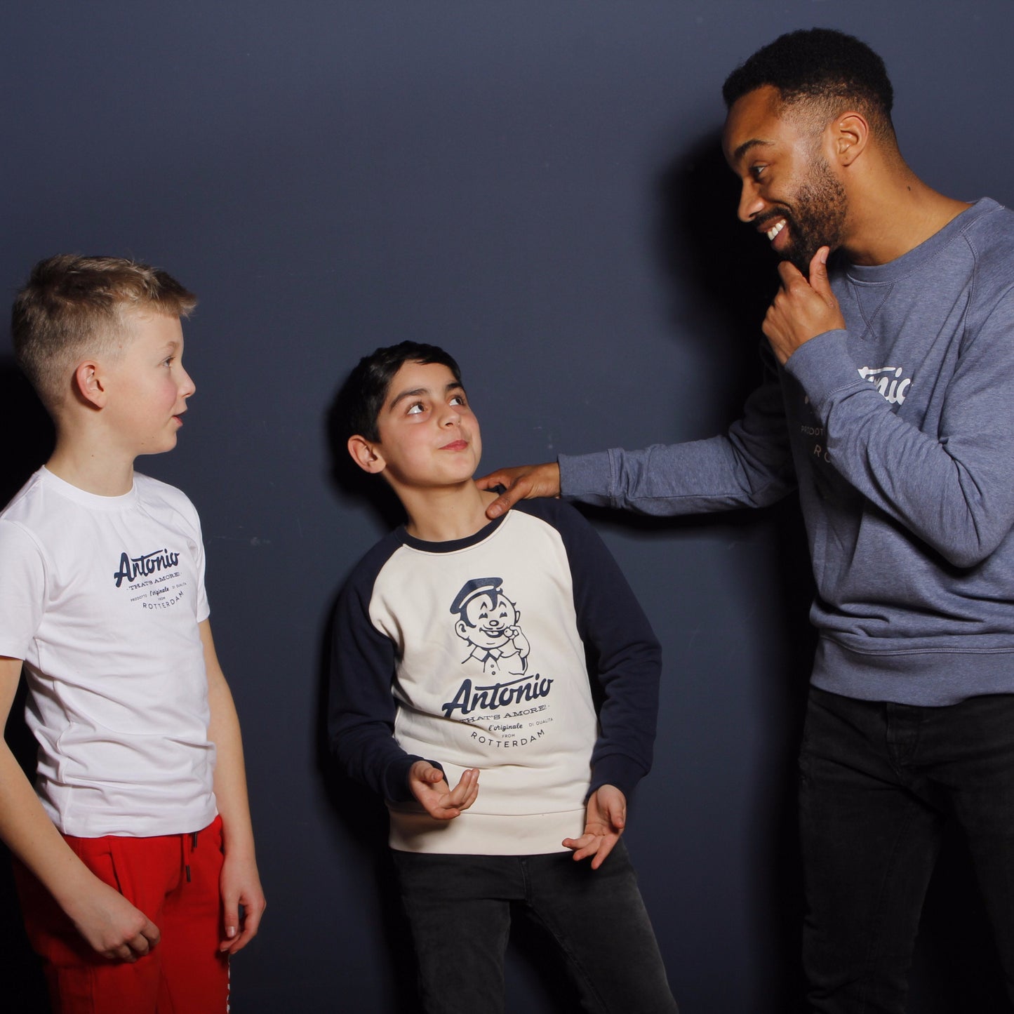 Antonio hoodie grijs