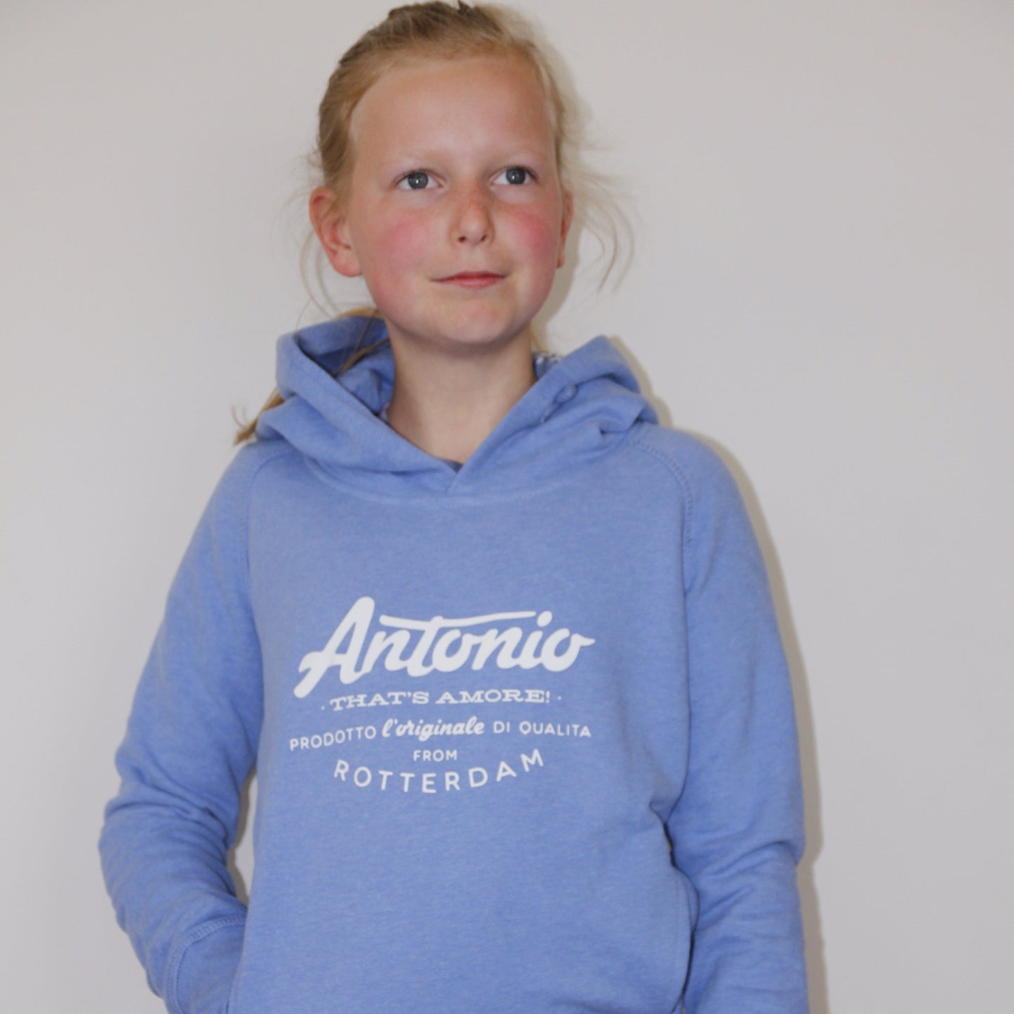 Antonio hoodie blauw