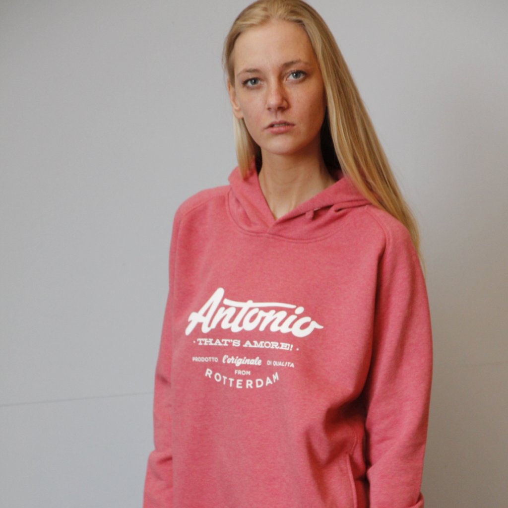 Antonio hoodie signora pink