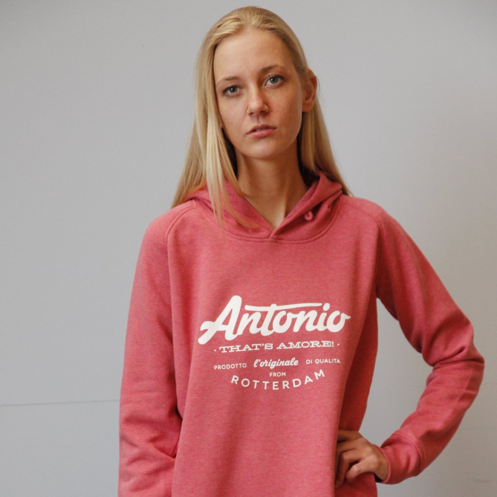 Antonio hoodie signora pink